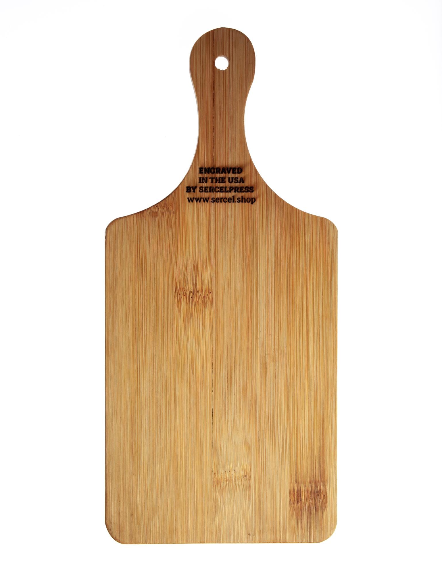 Grace Before Meals, Bless Us O Lord, Decorative Bamboo Cutting Board, 11" x 5" x 0.39" | Engraved in the USA | Catholic Living